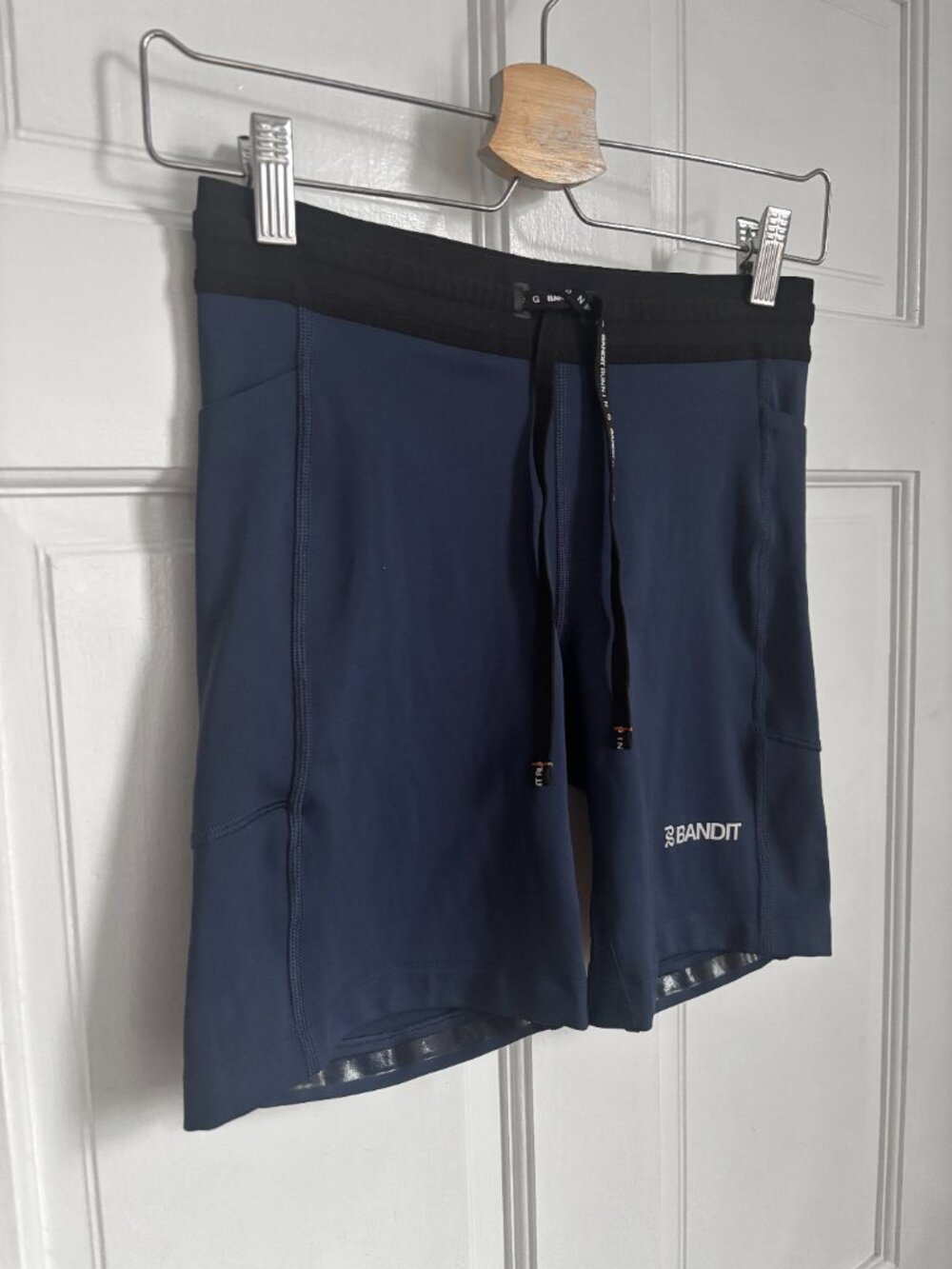 Bandit Stamina Shorts 7" Women's Compression Running Navy Blue Black Small S - Picture 2 of 6